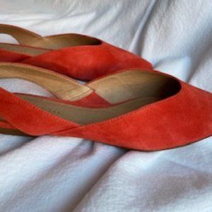 Madewell Ava Slingback Flat In Suede